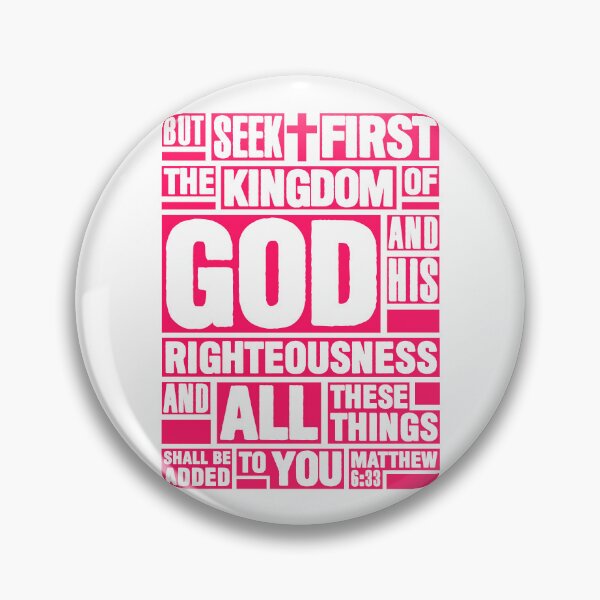 Item preview, Matthew 6:33 Seek First the Kingdom of God designed and sold by plushism.