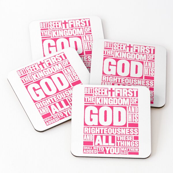 Item preview, Matthew 6:33 Seek First the Kingdom of God designed and sold by plushism.