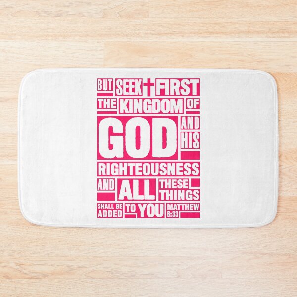 Item preview, Matthew 6:33 Seek First the Kingdom of God designed and sold by plushism.