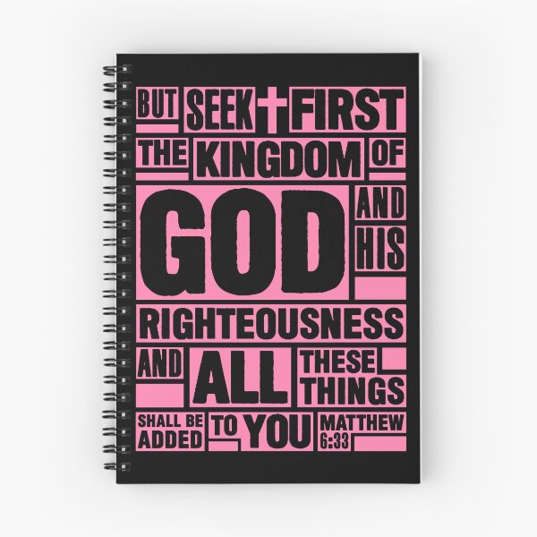 Item preview, Matthew 6:33 Seek First the Kingdom of God designed and sold by plushism.