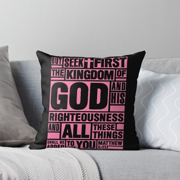 Item preview, Matthew 6:33 Seek First the Kingdom of God designed and sold by plushism.