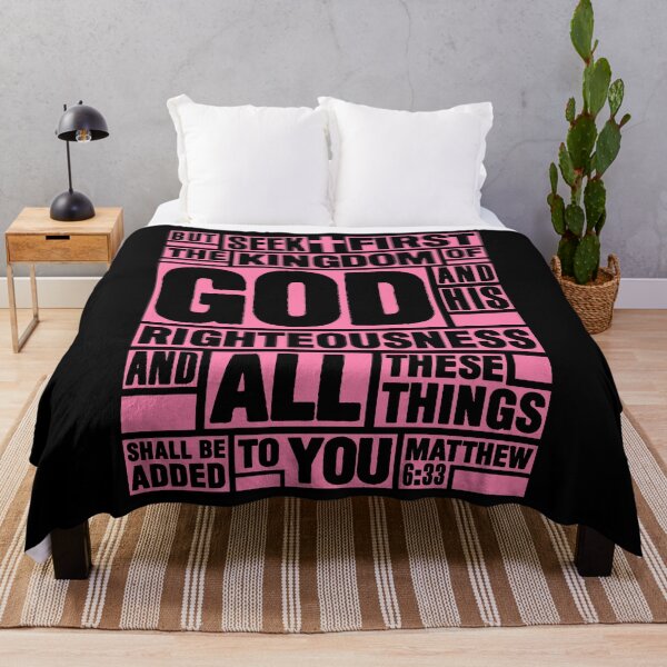 Item preview, Matthew 6:33 Seek First the Kingdom of God designed and sold by plushism.