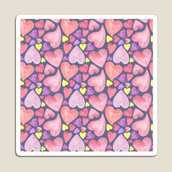 Item preview, Small Pink Hearts Pattern designed and sold by Saraartwork.