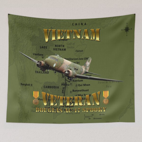 Item preview, AC-47 Gunship 'Spooky' Vietnam Veteran designed and sold by Mil Merchant.