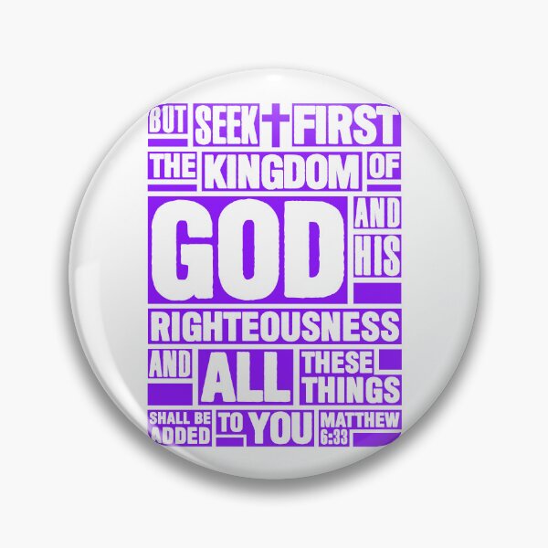 Item preview, Matthew 6:33 Seek First the Kingdom of God designed and sold by plushism.