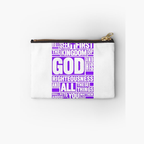 Item preview, Matthew 6:33 Seek First the Kingdom of God designed and sold by plushism.