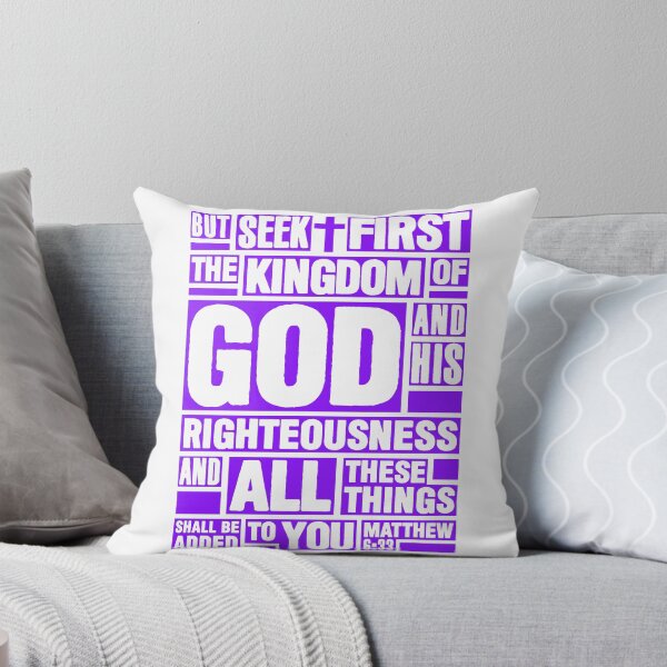 Item preview, Matthew 6:33 Seek First the Kingdom of God designed and sold by plushism.