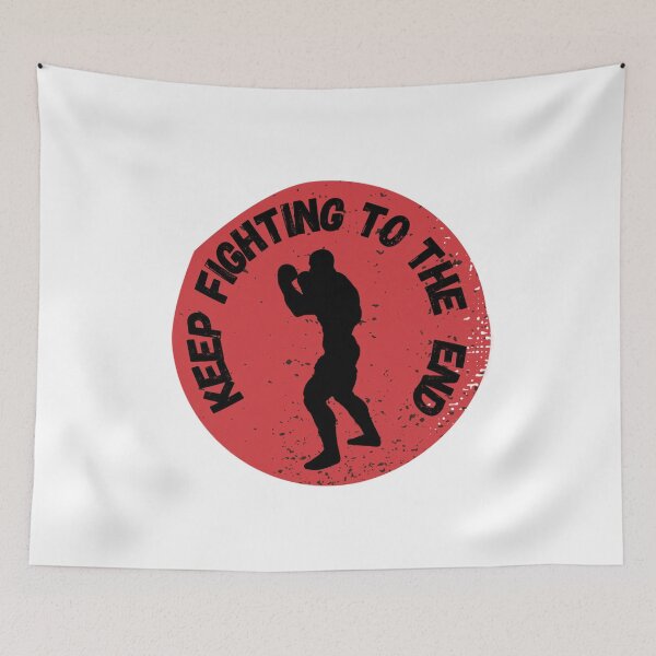 Item preview, Keep Fighting To The End - Inspirational Quotes designed and sold by LMoonDesigns.