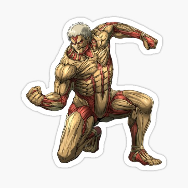 Titan blindé Rainer Shingeki No Kyojin Sticker