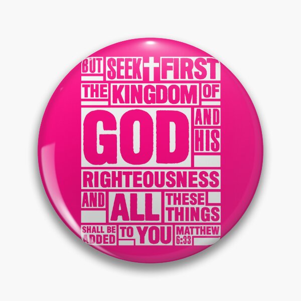 Item preview, Matthew 6:33 Seek First the Kingdom of God designed and sold by plushism.