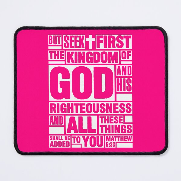 Item preview, Matthew 6:33 Seek First the Kingdom of God designed and sold by plushism.