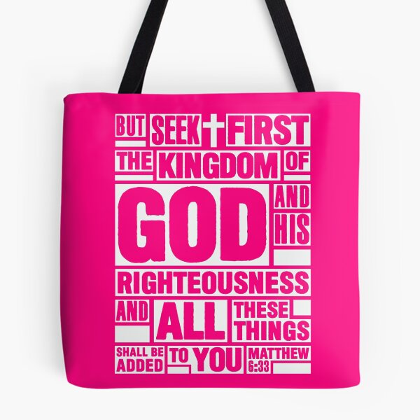 Item preview, Matthew 6:33 Seek First the Kingdom of God designed and sold by plushism.