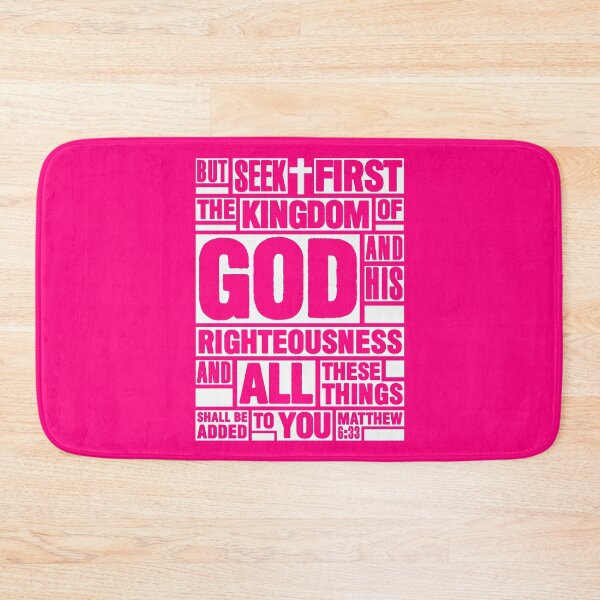 Item preview, Matthew 6:33 Seek First the Kingdom of God designed and sold by plushism.