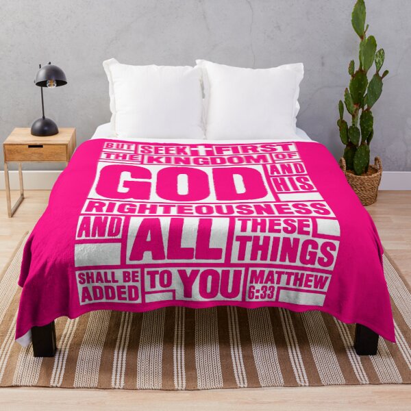Item preview, Matthew 6:33 Seek First the Kingdom of God designed and sold by plushism.