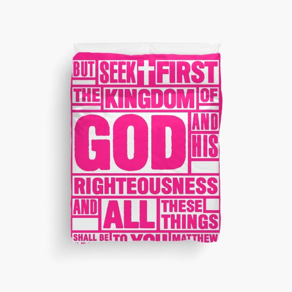 Item preview, Matthew 6:33 Seek First the Kingdom of God designed and sold by plushism.