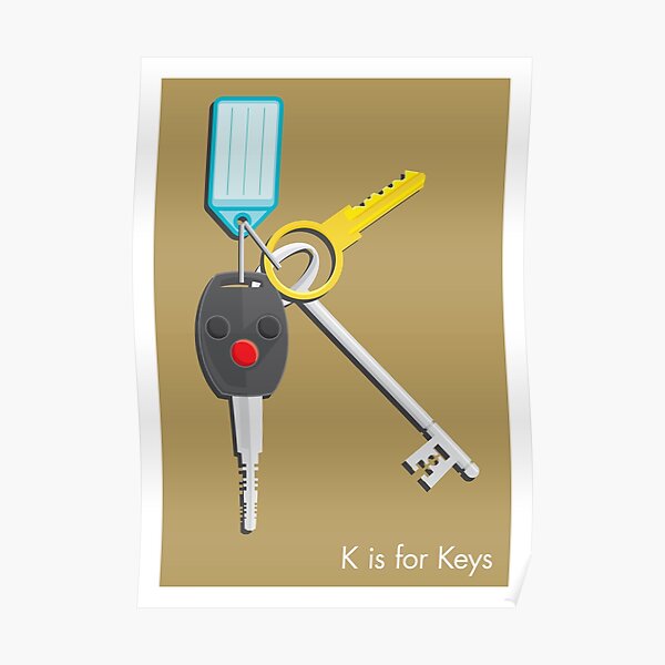 K is for Keys Poster