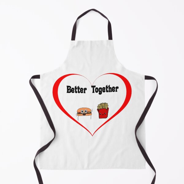 Item preview, Better Together. Burger and Fries funny design designed and sold by D/Art ⭐⭐⭐⭐⭐.