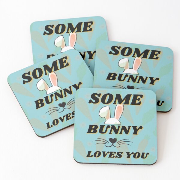 Item preview, Humorous Valentines Quotes / Some Bunny Loves You / Funny Happy Valentines Day Quotes  designed and sold by haRexia.