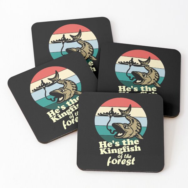Item preview, He's the Kingfish of the forest-fishing. designed and sold by DesignedBySnip.