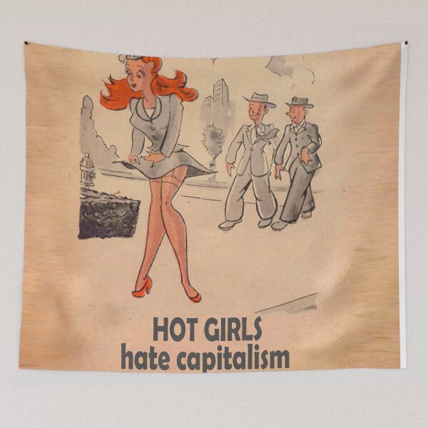 Item preview, Hot Girls  Hate Capitalism designed and sold by roleshop.
