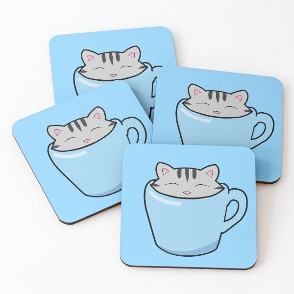 Item preview, Tabby Cat in a Tea Cup designed and sold by Purr95.