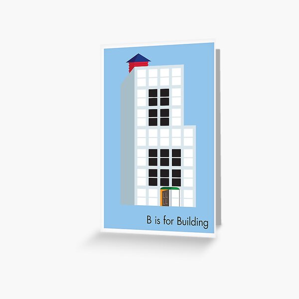 B is for Building Greeting Card