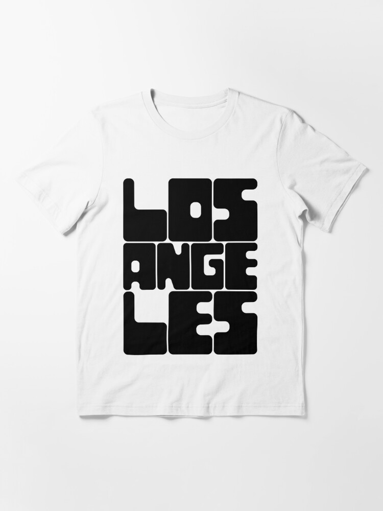 Los Angeles - White and Black Essential T-Shirt for Sale by