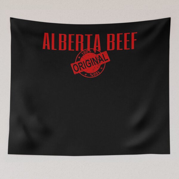 Item preview, 100 Alberta Beef Classic T-Shirt.png designed and sold by ChukotiSmith.