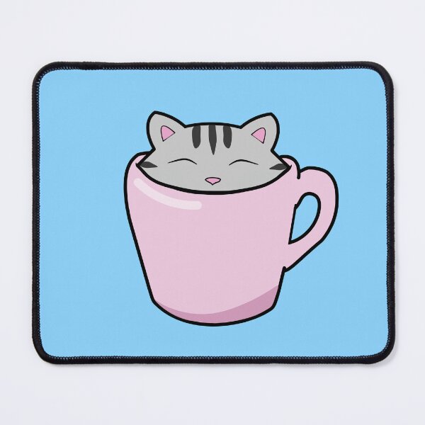 Item preview, Tabby Cat in a Tea Cup designed and sold by Purr95.