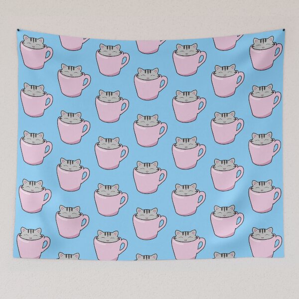 Item preview, Tabby Cat in a Tea Cup designed and sold by Purr95.