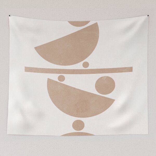 Item preview, Elegant Balance Abstract Boho Shapes designed and sold by trajeado14.