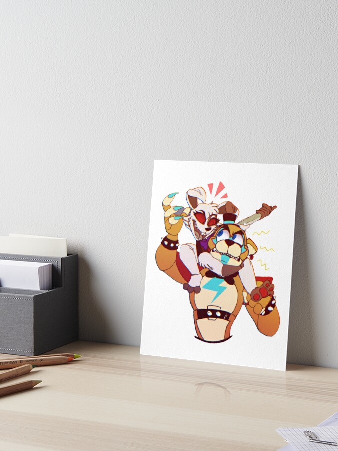 Monty Promo Gregory fnaf Freddy fnaf meme  Art Board Print for Sale by  KaitlinWatts