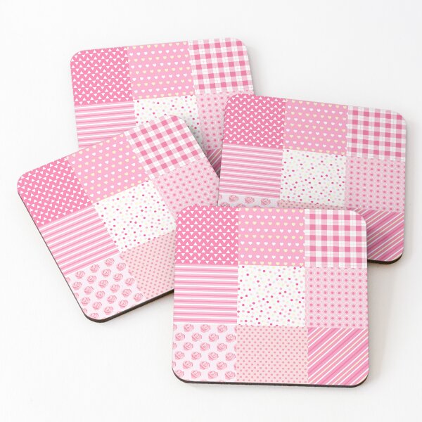 Item preview, Pink Lines and Shapes pattern designed and sold by Printedarts.