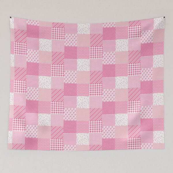 Item preview, Pink Lines and Shapes pattern designed and sold by Printedarts.