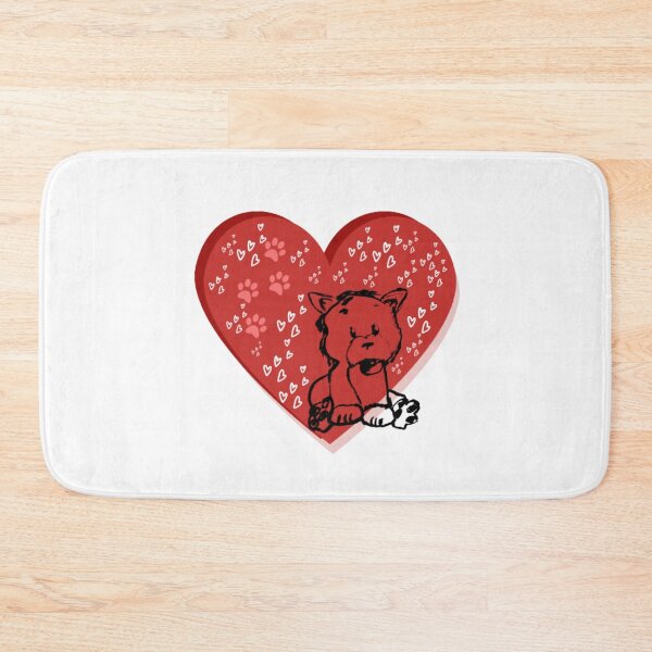 Item preview, My Valentine has 4 Paws- My Dog is my Valentine  Sticker designed and sold by Oichiana.