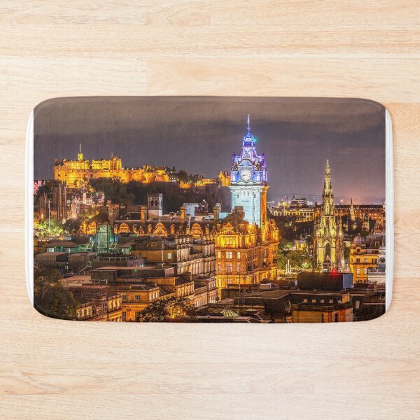 Item preview, Edinburgh Scotland Night View designed and sold by LoveEdinburgh.