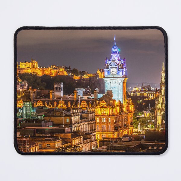 Item preview, Edinburgh Scotland Night View designed and sold by LoveEdinburgh.