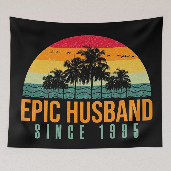 Item preview, Epic Husband Since 1995 - Funny 27th wedding anniversary gift for him designed and sold by PlusAdore.