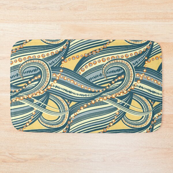 Item preview, Seamless abstract wave pattern - abstract background designed and sold by Hoetoons.