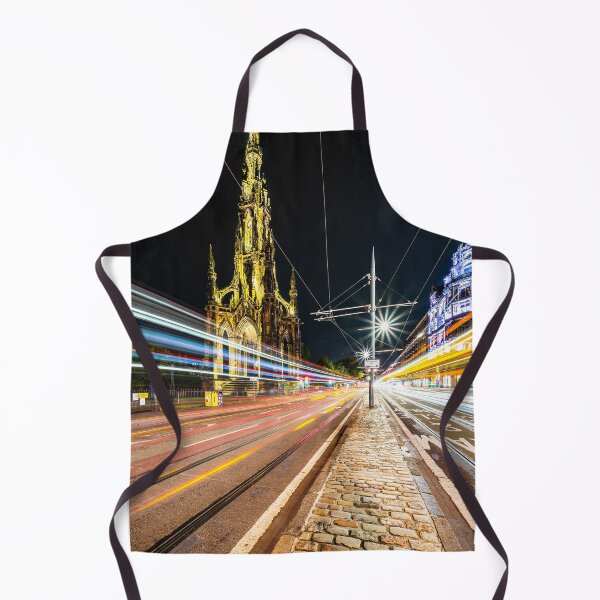 Item preview, Scott Monument Edinburgh Scotland with Light Trails designed and sold by LoveEdinburgh.