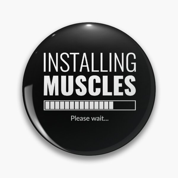Item preview, INSTALLING MUSCLES -  Gym Fitness Workout designed and sold by The-Funny-Shop.