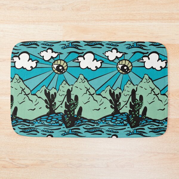 Item preview, Alien Arizona Teal And Surreal Landscape designed and sold by SubtleSplit.