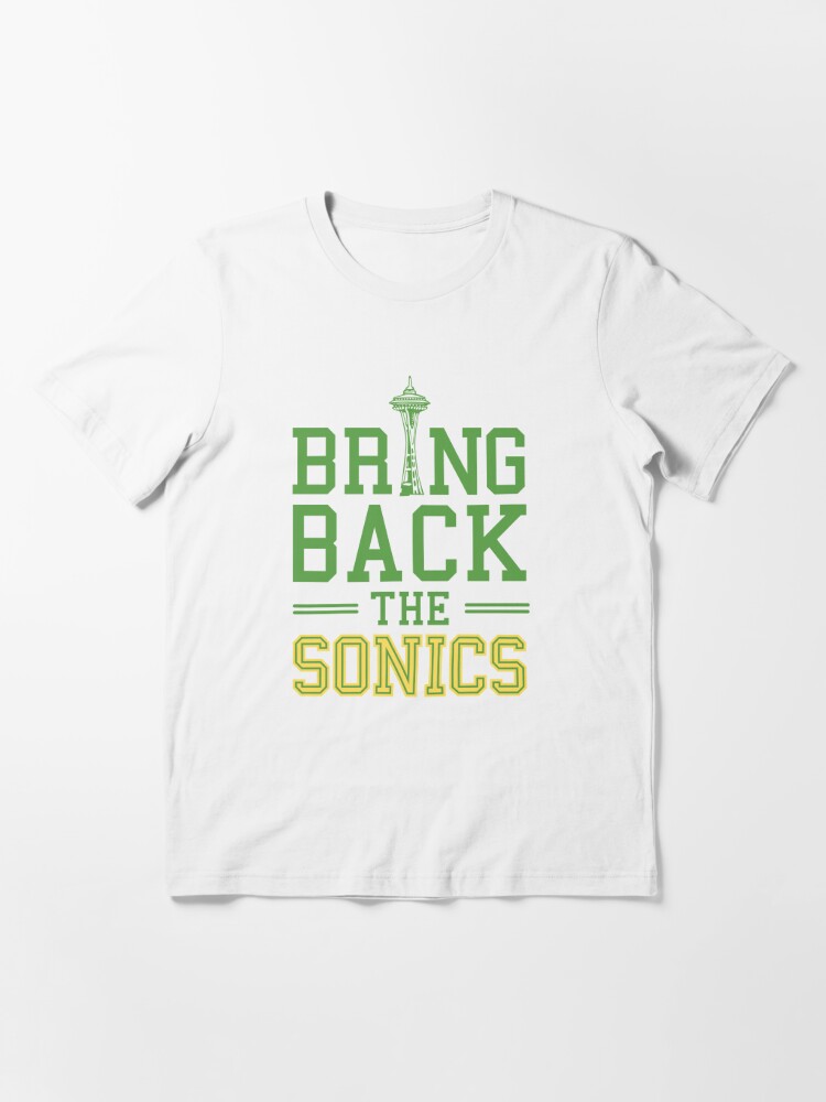 Seattle Supersonics "Bring Back The Sonics" jersey T-shirt Shirt or Long Sleeve 