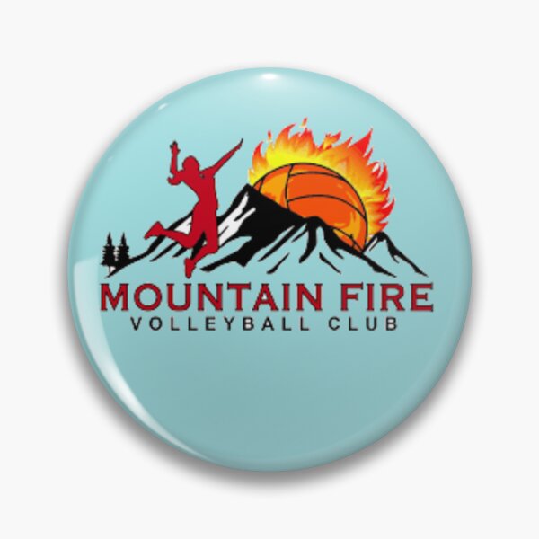 Item preview, mountain fire volleyball club designed and sold by Robyn36.