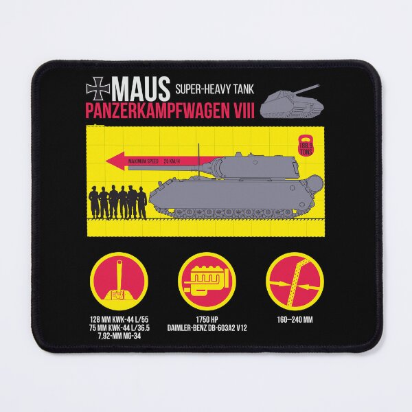 Item preview, Export of tanks! infographics Pz-VIII MAUS designed and sold by FAawRay.