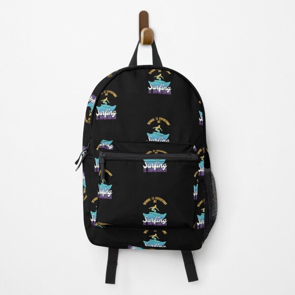 Item preview, School Is Important But Surfing Is Importanter - Surfing Lovers designed and sold by SdForce.