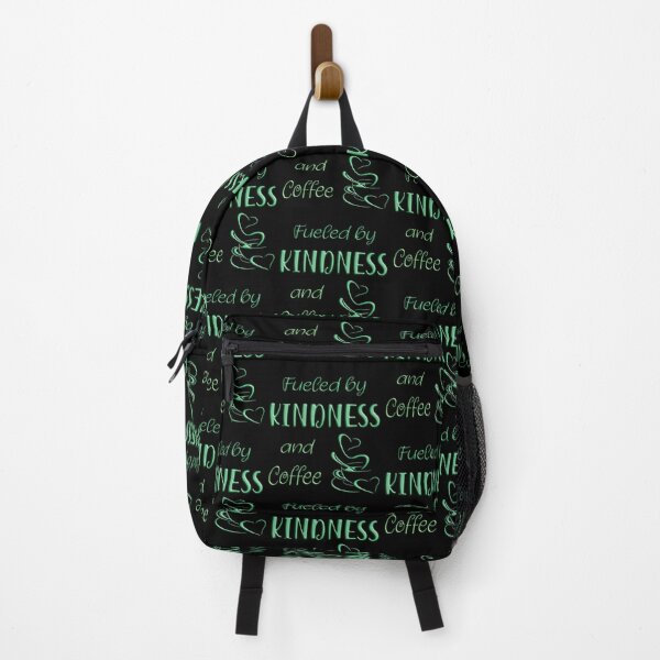 Item preview, Fueled by Kindness and Coffee, in green and grey designed and sold by NanaChels.