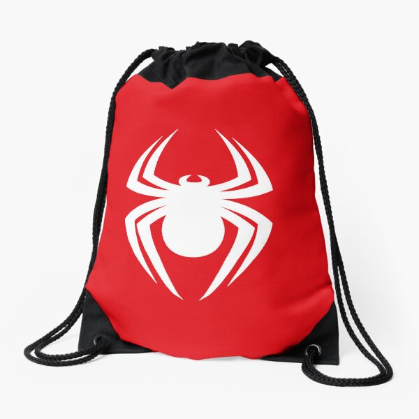 Spider Red BG Drawstring Bag for Sale by FilipeFerreira Redbubble