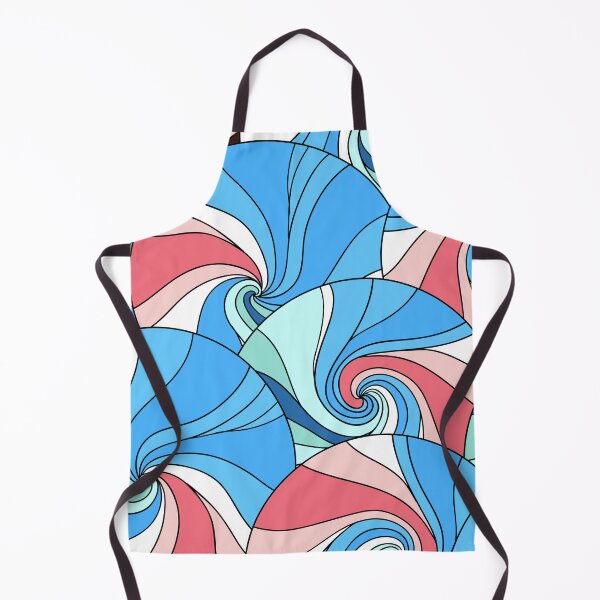 Item preview, Seamless blue abstract wave pattern - abstract background designed and sold by Hoetoons.