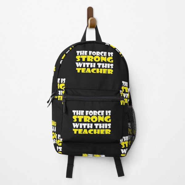 Item preview, The Force Is Strong With This Teacher,Cute Family Gift idea for Mom, Dad & Sibilings designed and sold by AMERZAGUE DESIGN.